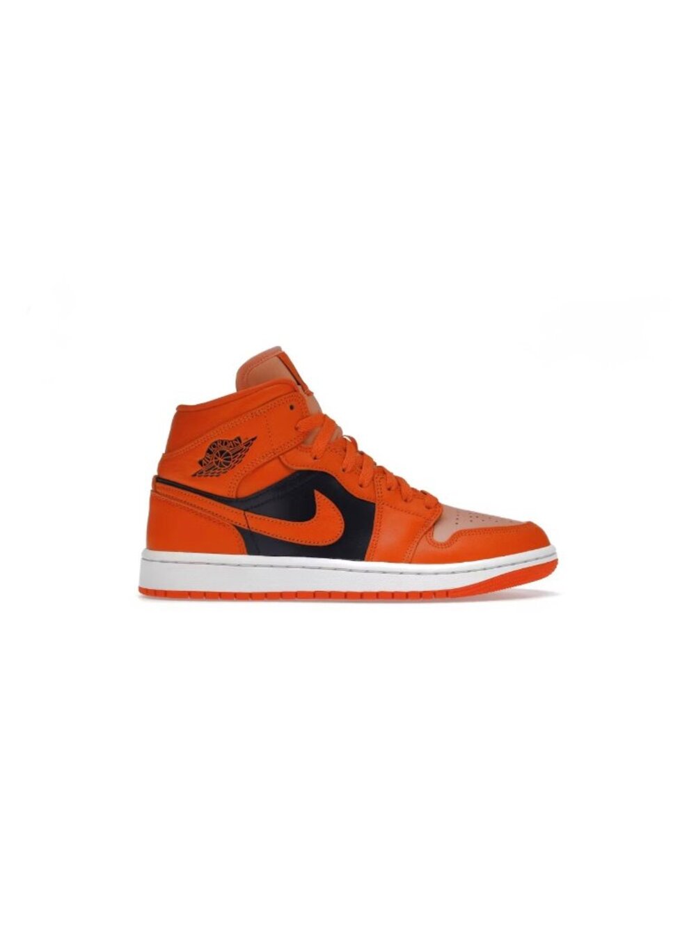 Women's Jordan 1 Mid SE Rush Orange Crimson Bliss Size 7- DM3381-600